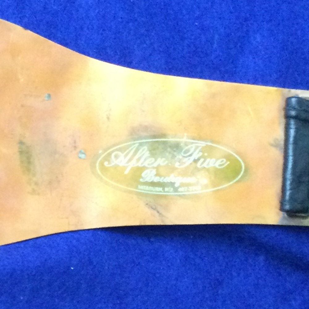 After Five Boutique Artisan Handcrafted Belt Buckle And Original Belt